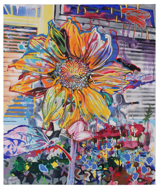 Sunflower original Canadian art by John Capitano